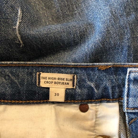 Madewell The High-Rise Slim Boyjean in Melbourne Wash - Picture 11 of 12